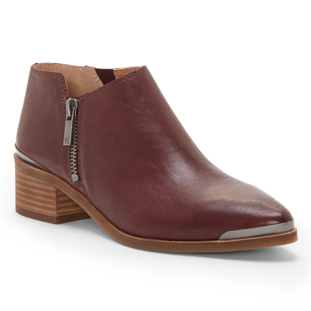 Lucky Brand Koben Bootie Leather Ankle Boots — Women’s 8.5
